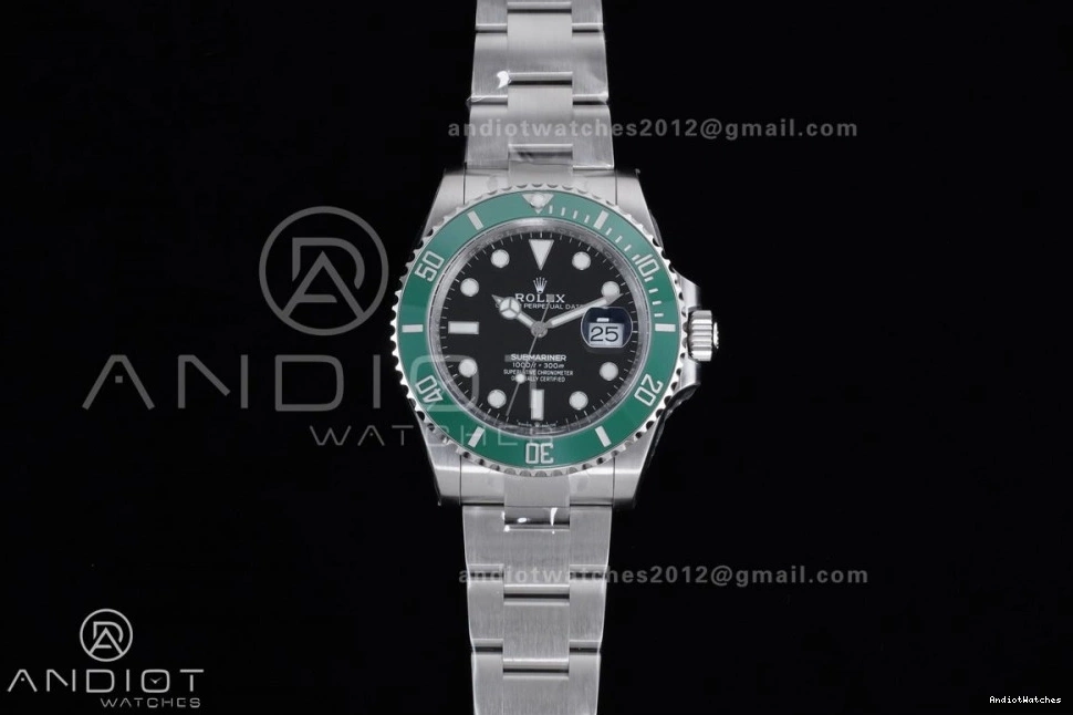 904L Green Ceramic Starbucks Youth EyeCatching Submariner The 41mm VSF Version 1155 126610LV A Steel 0206